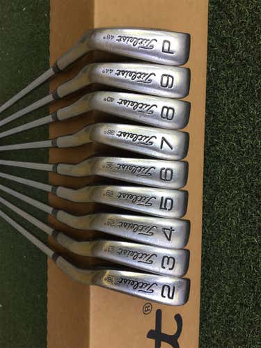 Used Right Handed DCI Black Stiff Flex Steel Shaft Iron Set