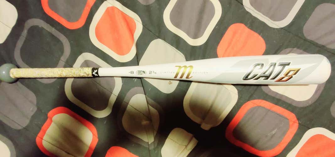 Used Kid Pitch (9YO-13YO) USSSA Certified Marucci Alloy CAT 8 Bat (-8) 21 oz 29"