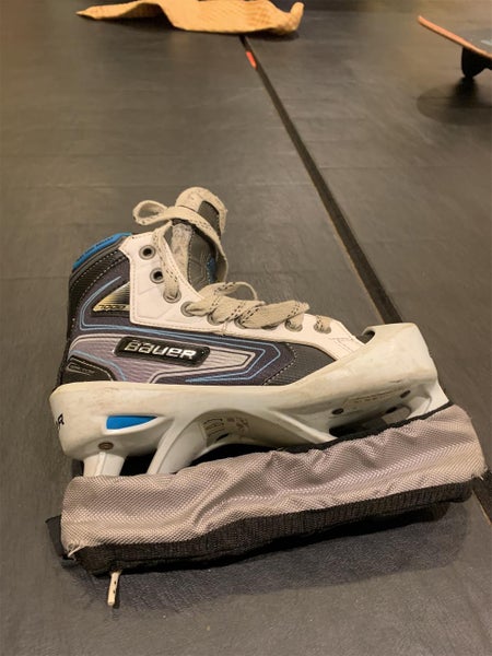 Used Bauer Reactor 7000 Size 5.5 Goalie Skates