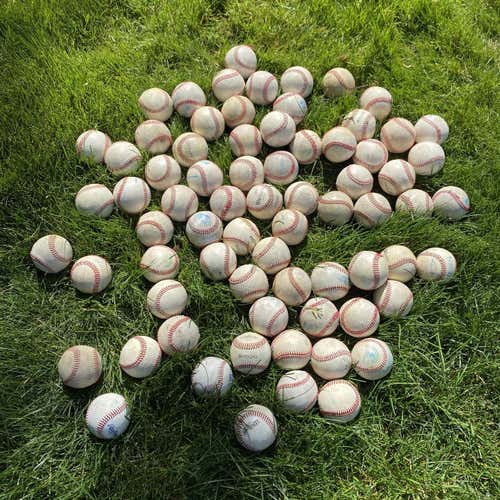 6 DOZEN ASSORTED BASEBALLS (72 TOTAL) - GREAT FOR BATTING PRACTICE