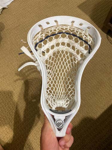 Like New Strung Maverick Tactik Lacrosse Head With String King Semi Soft Mesh
