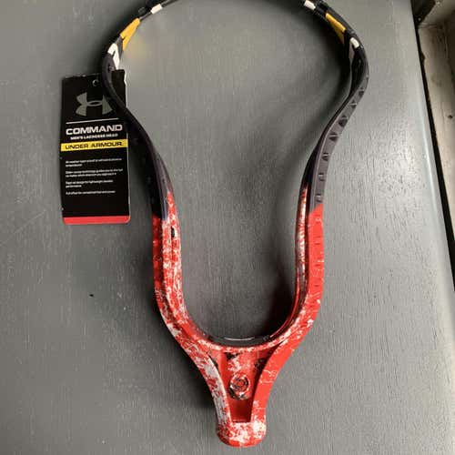 Under Armour Command Mens Lacrosse Head Limited Edition Rare Black Red