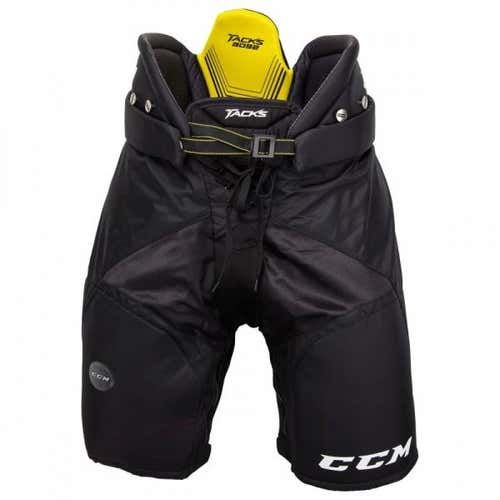 Black Junior New Medium CCM Tacks 3092 Hockey Pants