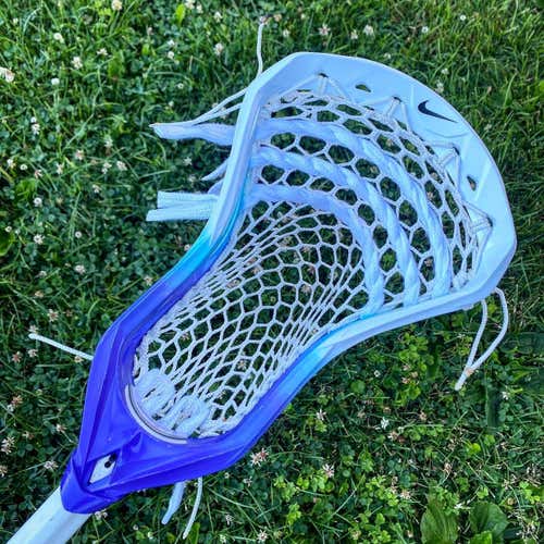 New Nike Alpha Elite - Strung - Dyed Purple To Turquoise Fade