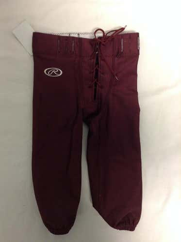 Used Adult Rawlings Men's Medium Maroon Football Pants