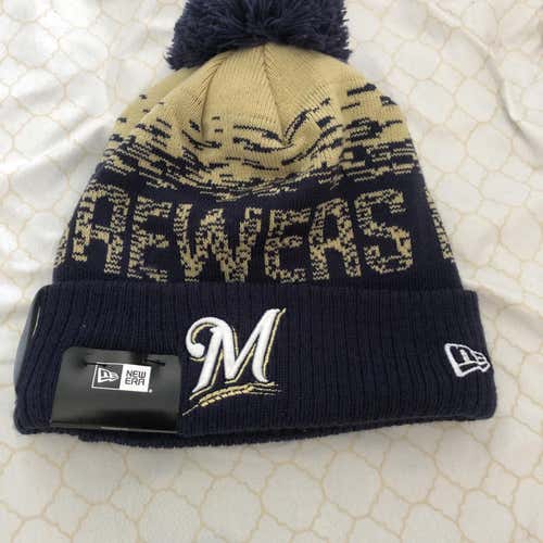 Milwaukee Brewers New Ear Winter Hat