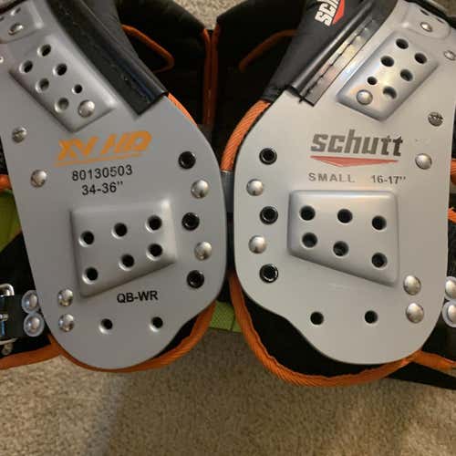Used Small Schutt XV HD Shoulder Pads