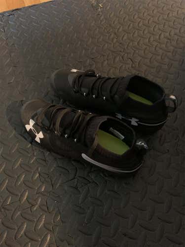 Black Under Armour Spotlight Cleats