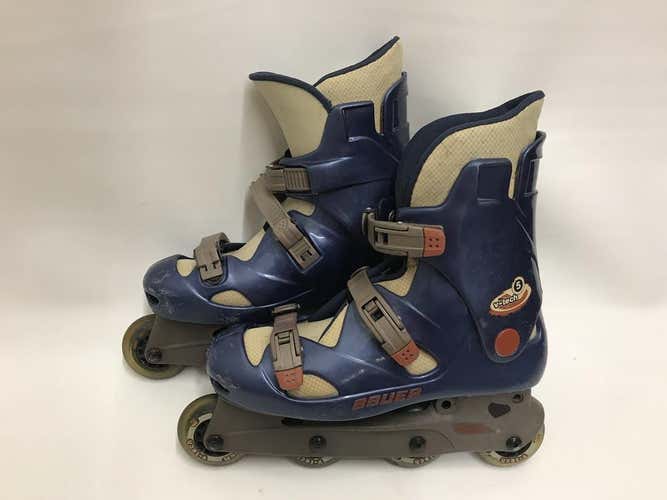 Used Bauer V-tech 5 Senior 9 Inline Skates Rec & Fitness Skates