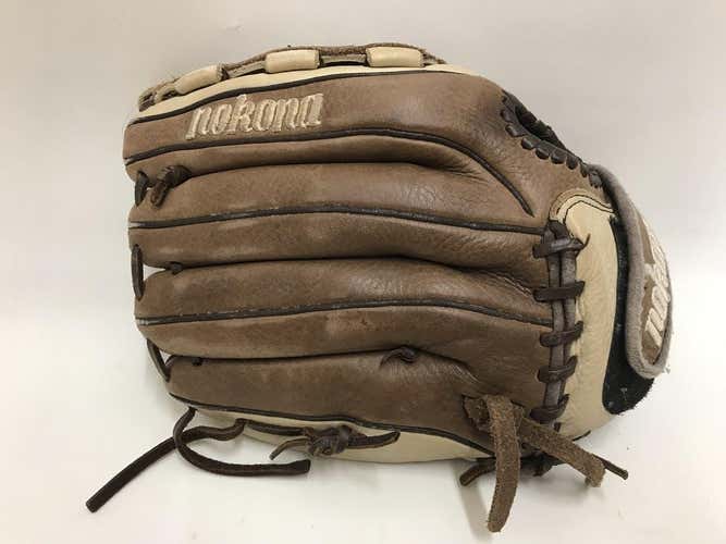 Used Nokona Nok 1250 Fpe 12 1 2" Baseball & Softball Fielders Gloves