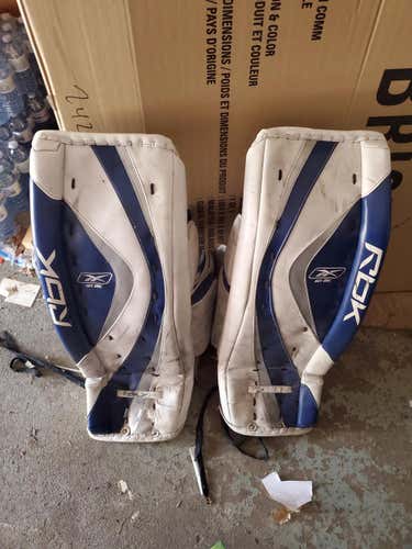 Blue Used Senior 33" Reebok Regular 8K Goalie Full Set