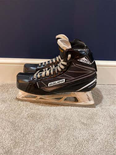 Used Bauer Supreme S170 Regular Width Size 11 Hockey Goalie Skates