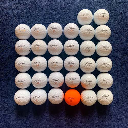 32 Titleist AVX & Velocity Good Condition