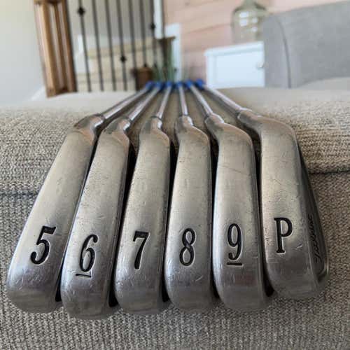 Used Right Handed 775 CB Forged (6-Pw) Regular Flex Steel Shaft Iron Set