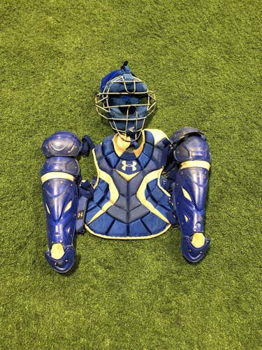Used Under Armour Catcher's Set