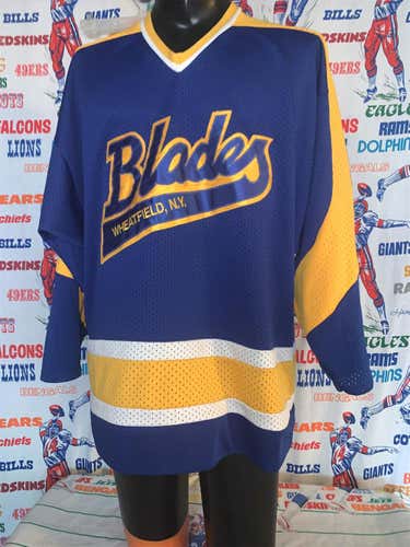 Vintage Wheatfield Blades (Tonawanda,NY)Blue Adult XL Other Jersey