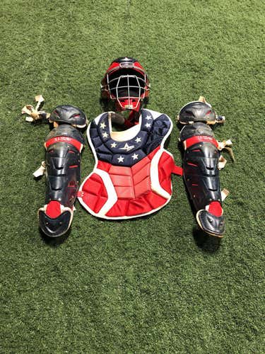 Used All Star System 7 Catcher's Set