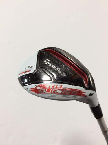 Used Taylormade Aero Burner 6h 28 6 Hybrid Graphite Regular Golf Hybrids