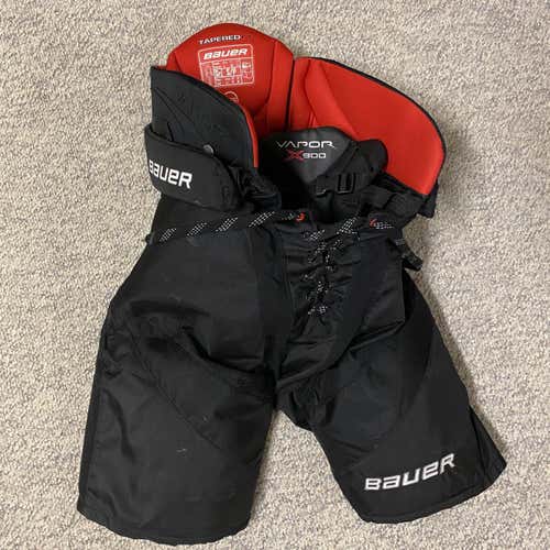 Black Used Small Bauer Vapor X900 Hockey Pants