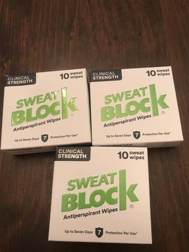 New Sweat Block Antiperspirant Wipes Bundle