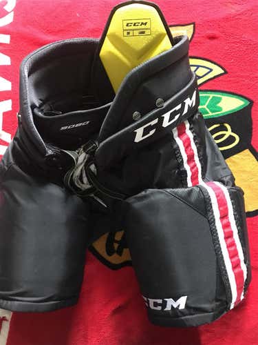 Black New Large CCM Tacks 9060 Pro Stock Hockey Pants