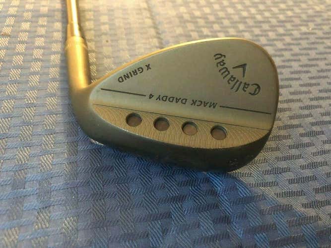 Callaway Tactical Black 58° Mack Daddy 4, MD4, Righty, Stiff, Sand/Lob Wedge