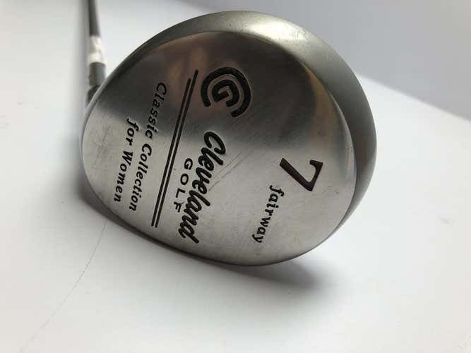 Used Cleveland Classic 7 Wood Graphite Ladies Golf Fairway Woods
