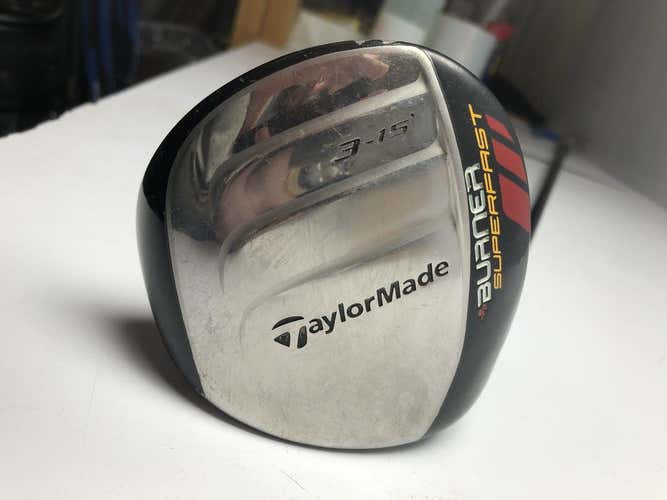 Used Taylormade Burner Superfast 3 Wood Graphite Stiff Golf Fairway Woods