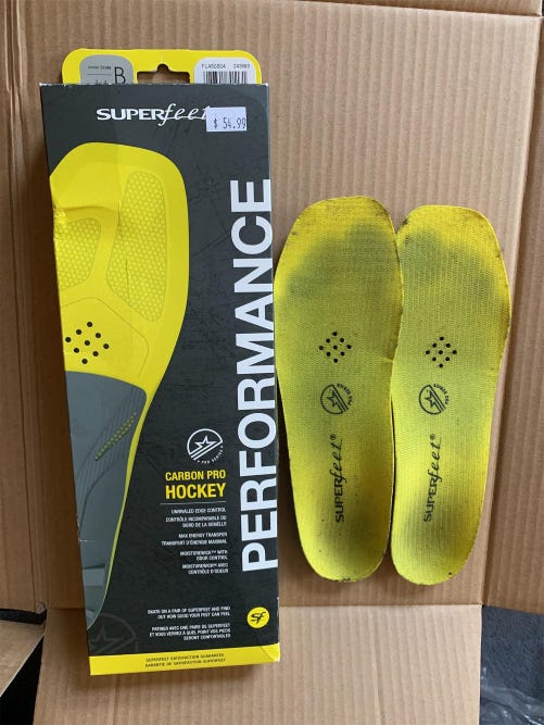 Used Superfeet Insoles Size 3-4