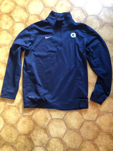 Adult Georgetown Nike Quarter-zip - Size M