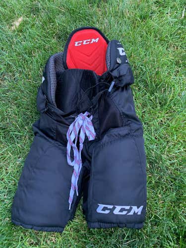 Black Used Small CCM QLT 290  Hockey Pants
