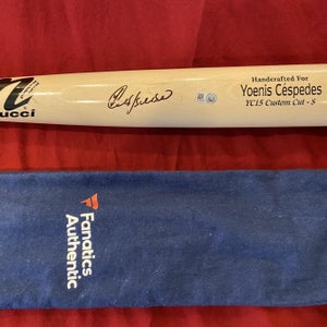 NY Mets Yoenis Cespedes Signed Autographed Marucci Baseball Bat MLB & Fanatics Authenticated  NEW