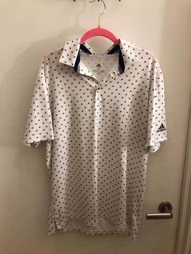 White Men's Medium Adidas Shirt