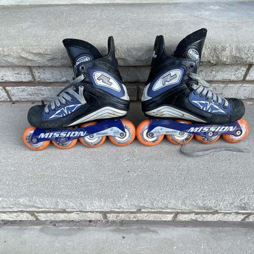 Used Mission RL Regular Width Size 5 Inline Skates