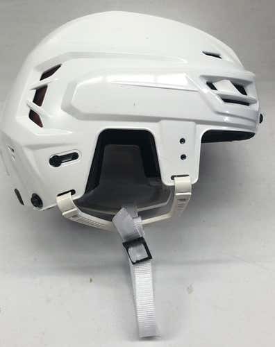 CCM TACKS 710 PRO STOCK HOCKEY HELMET WHITE LARGE THUNDERBIRDS (6663)