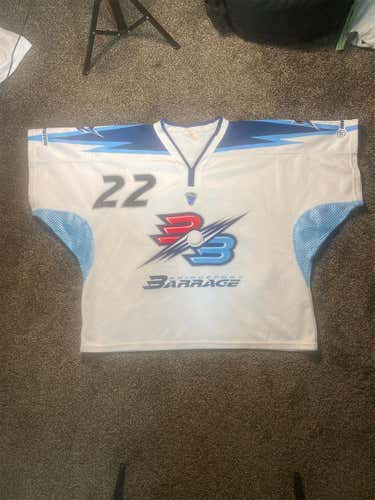 Brrage 2001-2003 Game Worn MLL championship Jersey
