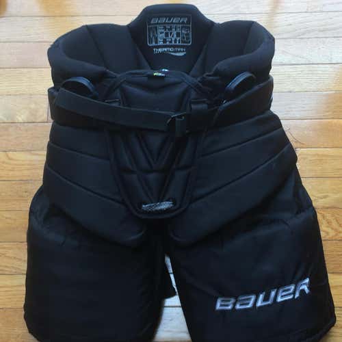 Bauer Supreme S190 Hockey Goalie Pants - Size Large Intermediate BLACK