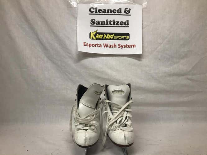 Used Riedell White Size yth 13 Figure Skating Figure Skates
