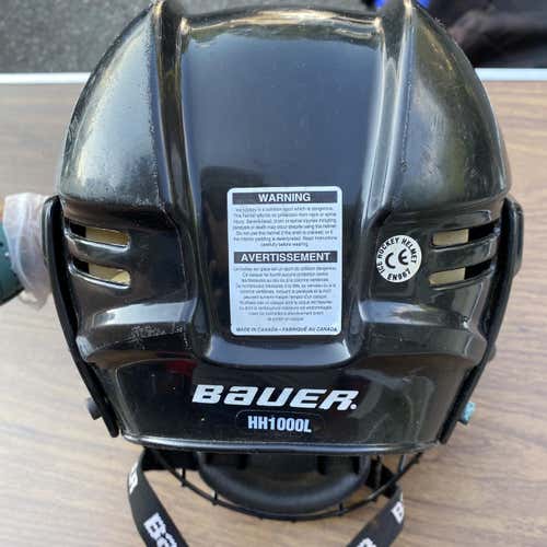 Black Used Youth Bauer HH1000 Helmet