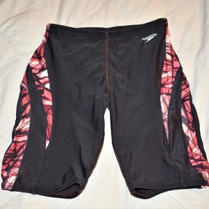 Speedo Swimwear, Black/Red, Size 28