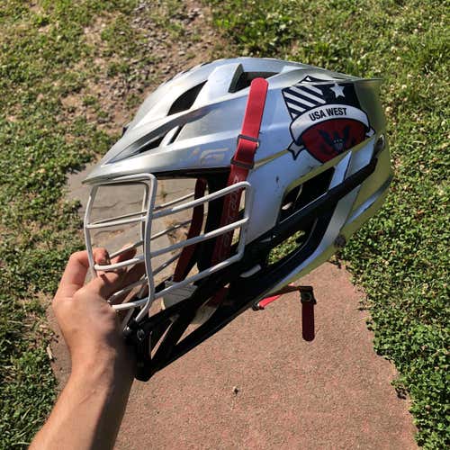 Team USA West Cascade S Helmet Silver