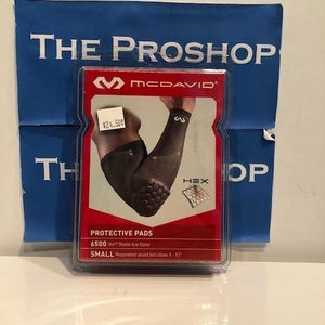 New McDavid Compression HEX Padded Arm Sleeve Black-S - (one size fits all)