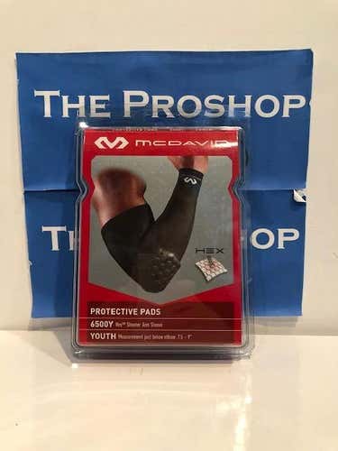 New McDavid Compression Hex Padded Arm Sleeve 6500Y-Youth (one size fits all)