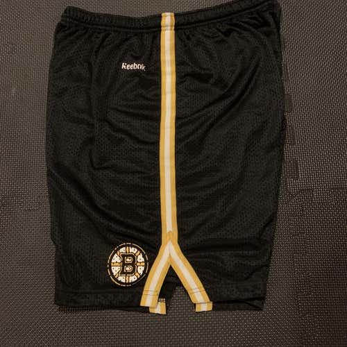 Boston Bruins Reebok Training Shorts Black Men's XL