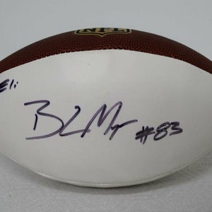 Authentic Autographed Football Brandon Myers SIGNED FOOTBALL