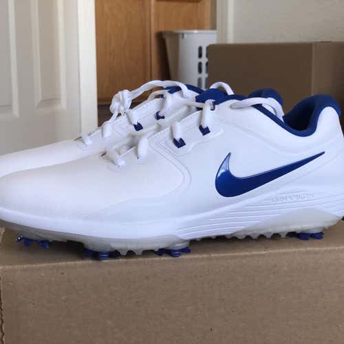 Nike Vapor Pro (Sz 10.5) White/Blue Golf Shoes
