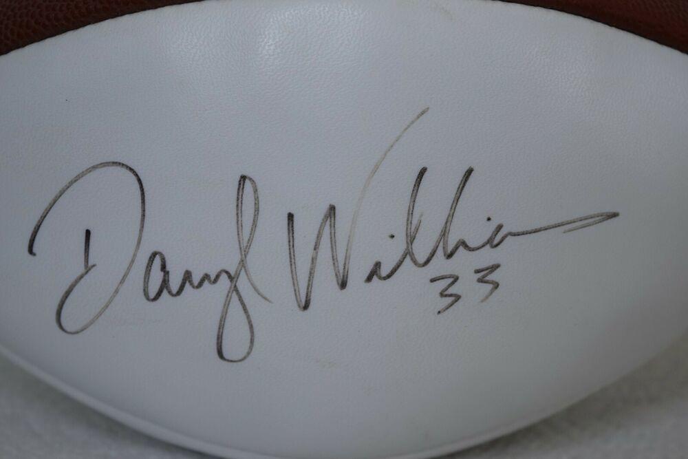 Authentic Autographed Football Darryl Williams - No COA