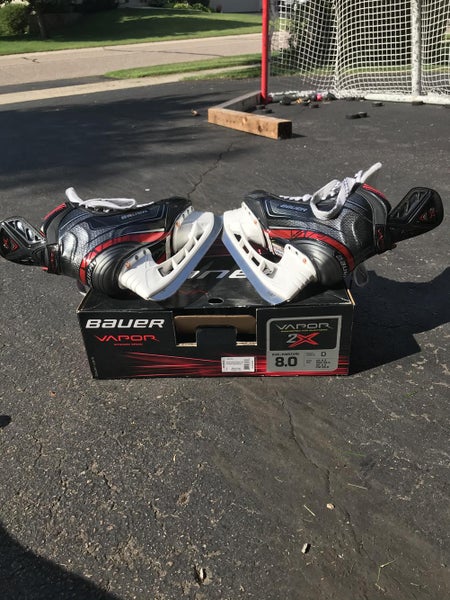 Senior Used Bauer Vapor 2X Hockey Skates Regular Width Size 8