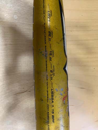 Used 2013 USSSA Certified Easton Alloy SV12 Bat (-13) 15 oz 28"