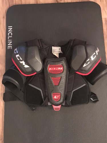 Used Senior Small CCM Shoulder Pads Pro Stock